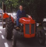 AnnaTEFka tijdens de
                      rondrit