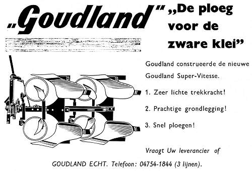 advertentie goudland wentelploeg