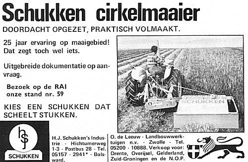 Schukken cirkelmaaier