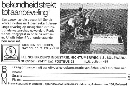 Schukken cirkel maaiers