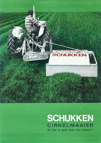 Schukken cirkelmaaier die laat er geen gras over groeien