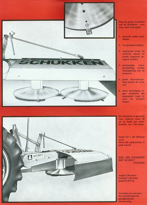 schukken cirkelmaaier werkbreedte 1.5 meter