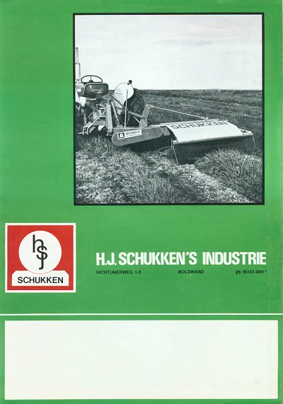 Schukken cirkelmaaier die laat er geen gras over groeien!