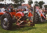 Schukken maaibalk in de hef